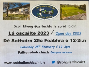 Lá Oscailte 2023 / Open Day 2023